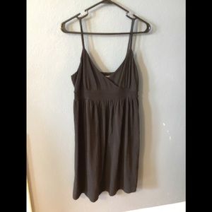 Black spaghetti strap knit dress